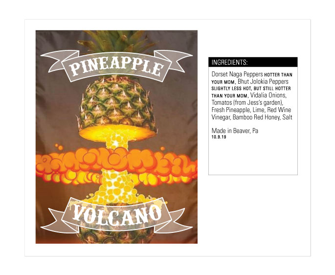 Pineapple Volcano Hot Sauce